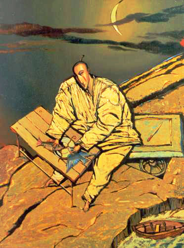 «Темна українська ніч». 1995. Полотно, олія